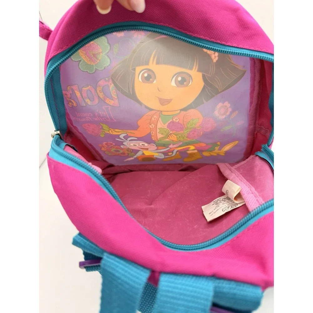 Vintage 2011 Dora The Explorer Mini Backpack Pink/Purple Nickelodeon